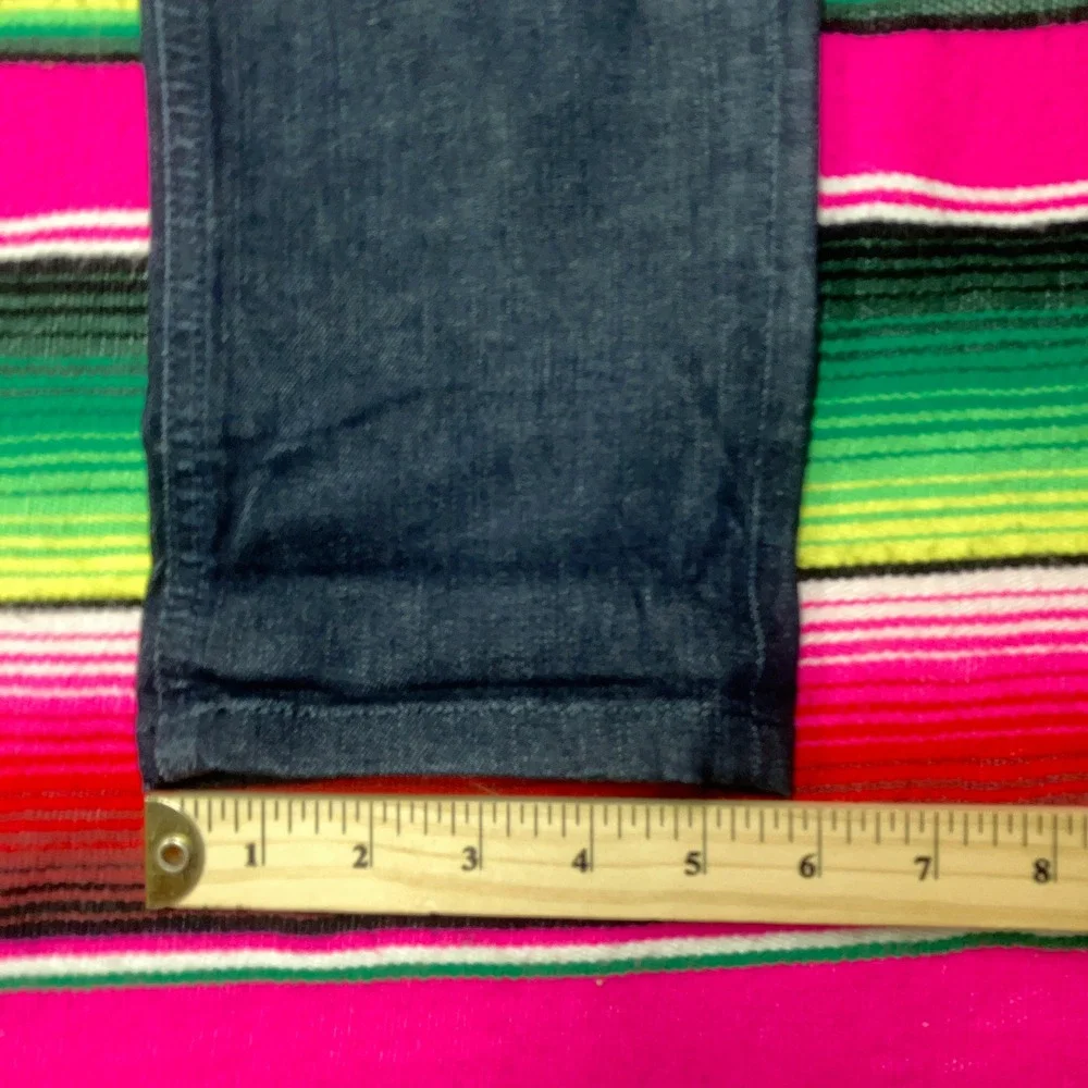 Nudie Jeans Co. Men 32x32 (Fit 31x28) Pipe Led Slim Skinny Dark Worn Navy Blue